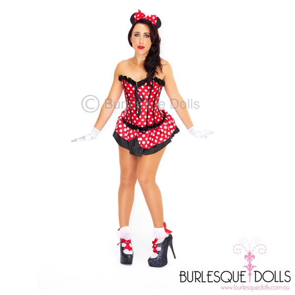 Polka Dot Mini Mouse Burlesque Costume Burlesque Dolls polka dot mini mouse burlesque costume burlesque dolls